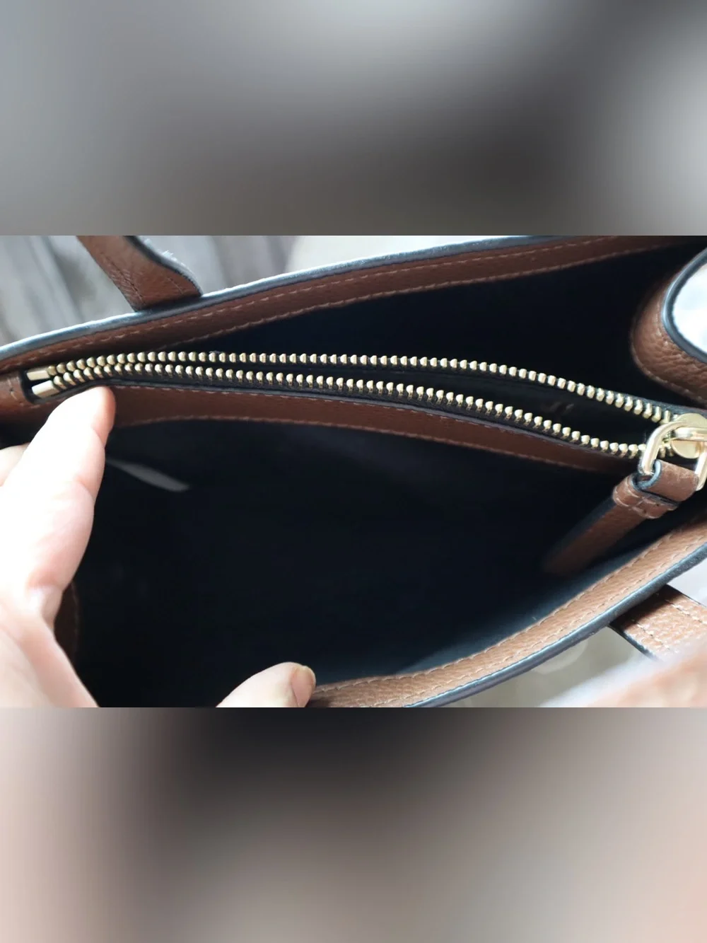 Marc Jacobs Black, Cream & Brown Leather Satchel
